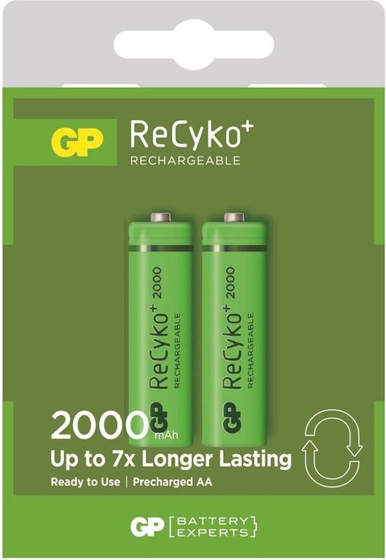 Catena Een nacht Grand GP Batteries 2100 mAh AA Oplaadbare batterij Nikkel-Metaalhydride (NiMH) |  bol.com