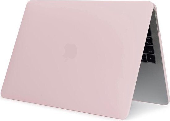 Shop4 - Geschikt voor MacBook Pro 16-inch (2019) Hoes - Hardshell Cover Mat Licht Roze - Shop4