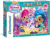 Clementoni - Superkleur puzzels - Shimmer and shine - 60 stukjes