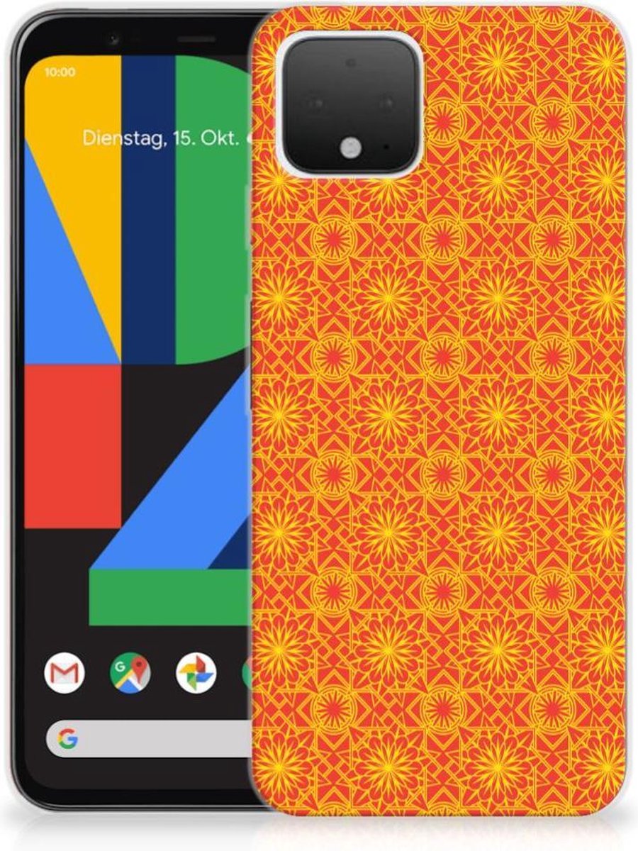 Google Pixel 4 TPU bumper Batik Oranje