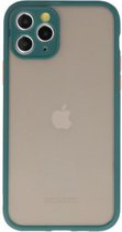 Kleurcombinatie Hard Case voor iPhone 11 Pro Donker Groen