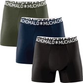 Muchachomalo Heren Heren Boxershorts Zwart Blauw En Groen 3-Pack - 3XL