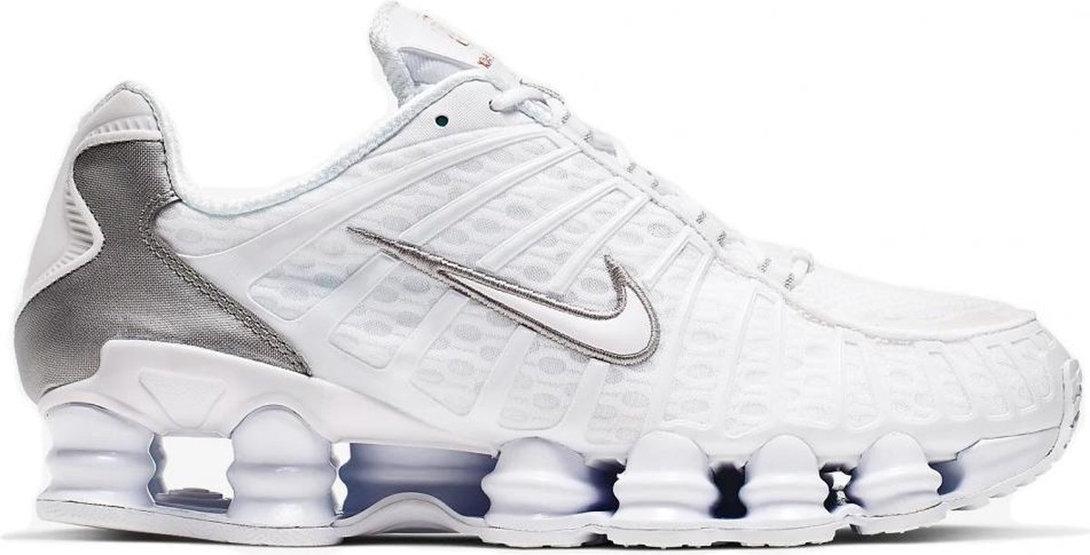 Nike Shox TL Heren Sneakers Sportschoenen Schoenen AV3595-100 Wit