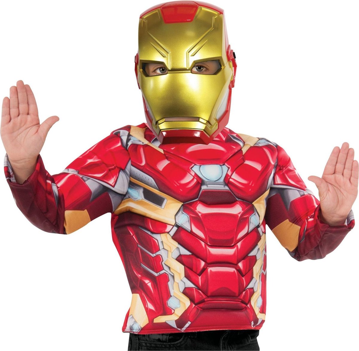 Vlieger veer Hoelahoep Rubie's Verkleedmasker Iron Man Avengers Jongens Geel One-size | bol.com