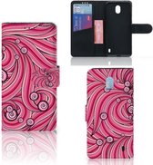 Hoesje Nokia 1 Plus Swirl Pink