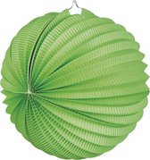Papieren ballonlampion groen (23 cm)
