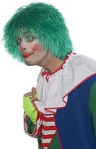 Clowns pruik groen