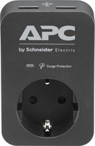 Adaptateur APC PME1WU2B-GR avec protection contre les surtensions 3680W 1x prise + 2x chargeur USB