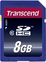 Transcend TS8GSDHC10 mémoire flash 8 Go SDHC NAND Classe 10