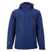Travelin' Reykir - Heren Outdoorjas - 100% Waterdicht en Ademend - Navy - M