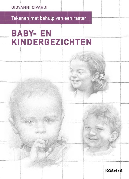 Tekenen met behulp van een raster - Baby- en kindergezichten - cover