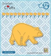 SCCOD012 Cozy Dies Bear - snijmal Nellie Snellen Beer