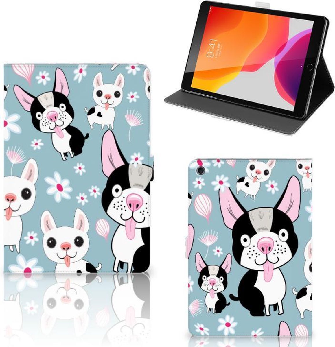 iPad 10.2 2019 | iPad 10.2 2020 | 10.2 2021 Flip Case Hondjes