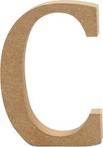 Letter, C, H: 13 cm, dikte 2 cm, 1 stuk