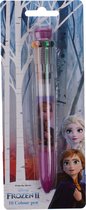 Disney Frozen 10 Kleuren Pen - Balpen - Tekenen - Knutselen - Paars/Roze