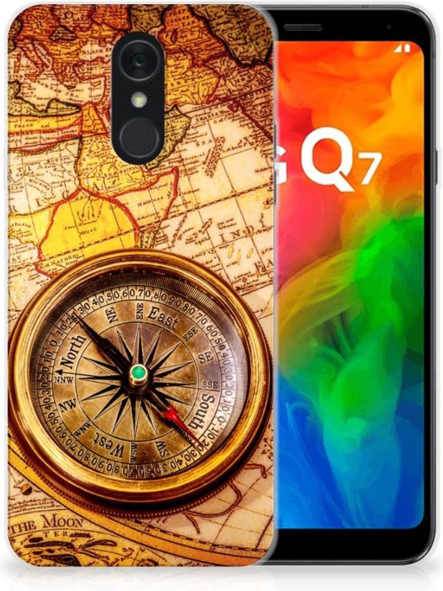 LG Q7 Siliconen Back Cover Kompas