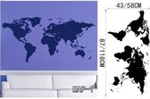 3D Sticker Decoratie World Map Wall Stickers Home Decoration Adesivo De Parede PVC Removable vinilos paredes Country City Map Home Decor Wallpaper - Green / Small