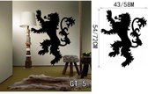 3D Sticker Decoratie 13 stijl Multi-Size Stark Vinyl Decal Game of Thrones Sticker Mode TV Poster Muurstickers woonkamer Woondecoratie Gratis S - GT5 / Large