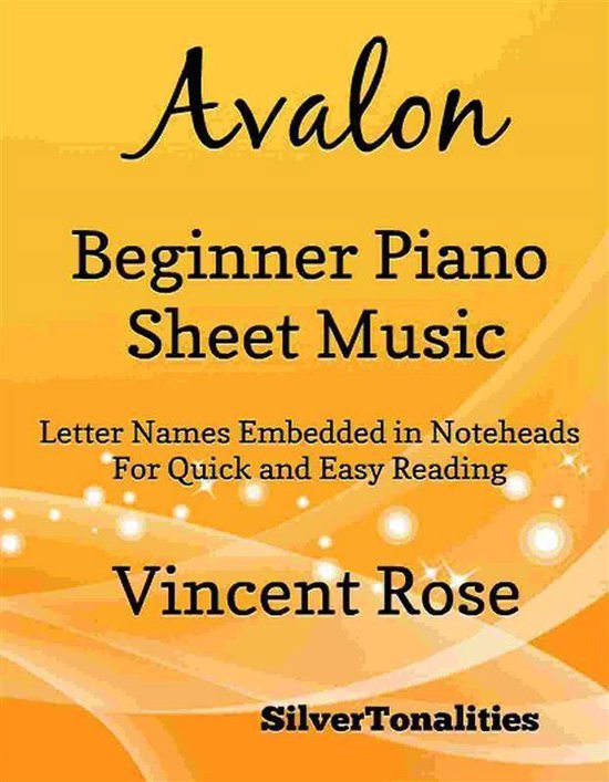 Avalon Beginner Piano Sheet Music - cover