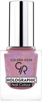 Golden Rose HOLOGRAPHIC Nail COLOUR NO: 04 Nagellak Holografische Trend Nagellak