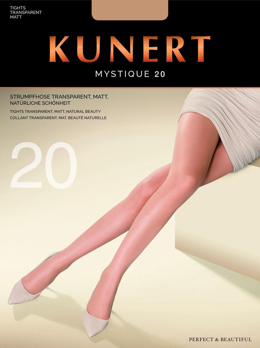Kunert panty Mystique 20  Kleur: hazel  Maat: 36-38