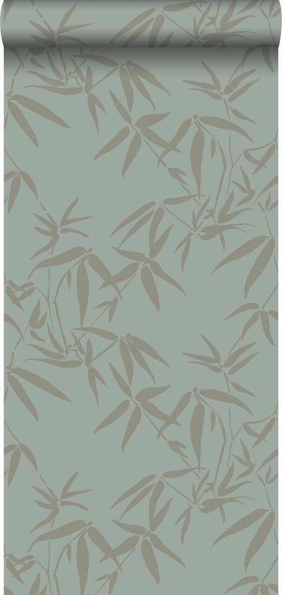 Origin Wallcoverings behang bamboe bladeren groen - 347736 - 0,53 x 10,05 m - Origin