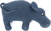 Smallstuff Knuffel Gebreid Nijlpaard 24 Cm Blauw