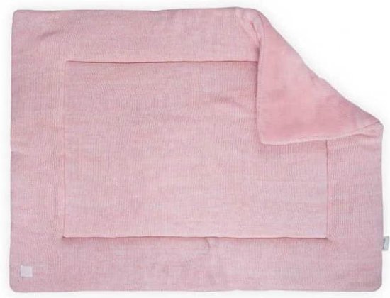 Jollein Boxkleed Melange Knit 80x100cm - Soft Pink - Jollein