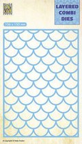 LCDW001 Layered Combi Dies rectangle Waves Layer-A