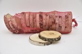 Plateaus - Berkschijf Rond 19-22 Cm, 20 Stuks In Net