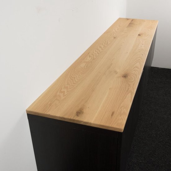 Rustiek Eiken BESTA IKEA houten tvmeubel blad, 1800x415x20mm