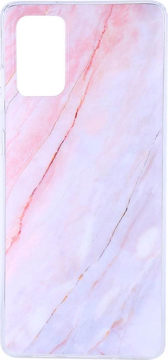 Shop4 - Samsung Galaxy S20 Hoesje - Zachte Back Case Marmer