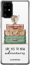 Samsung S20 Plus hoesje siliconen - Wanderlust | Samsung Galaxy S20 Plus case | multi | TPU backcover transparant