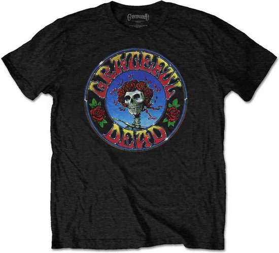 Grateful Dead Mens Tshirt -M- Bertha Circle Noir bol