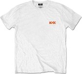 AC/DC - Logo Heren T-shirt - S - Wit