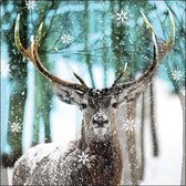 Ambiente Winter Deer papieren servetten - 33x33cm