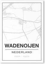 Poster/plattegrond WADENOIJEN - A4