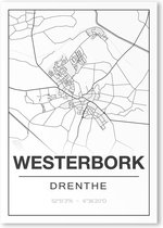 Poster/plattegrond WESTERBORK - A4