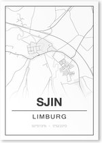 Poster/plattegrond SJIN - A4