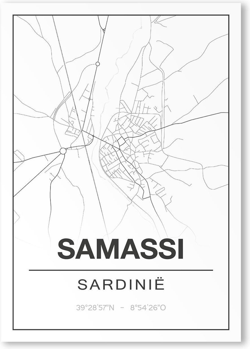 Poster/plattegrond SAMASSI - A4
