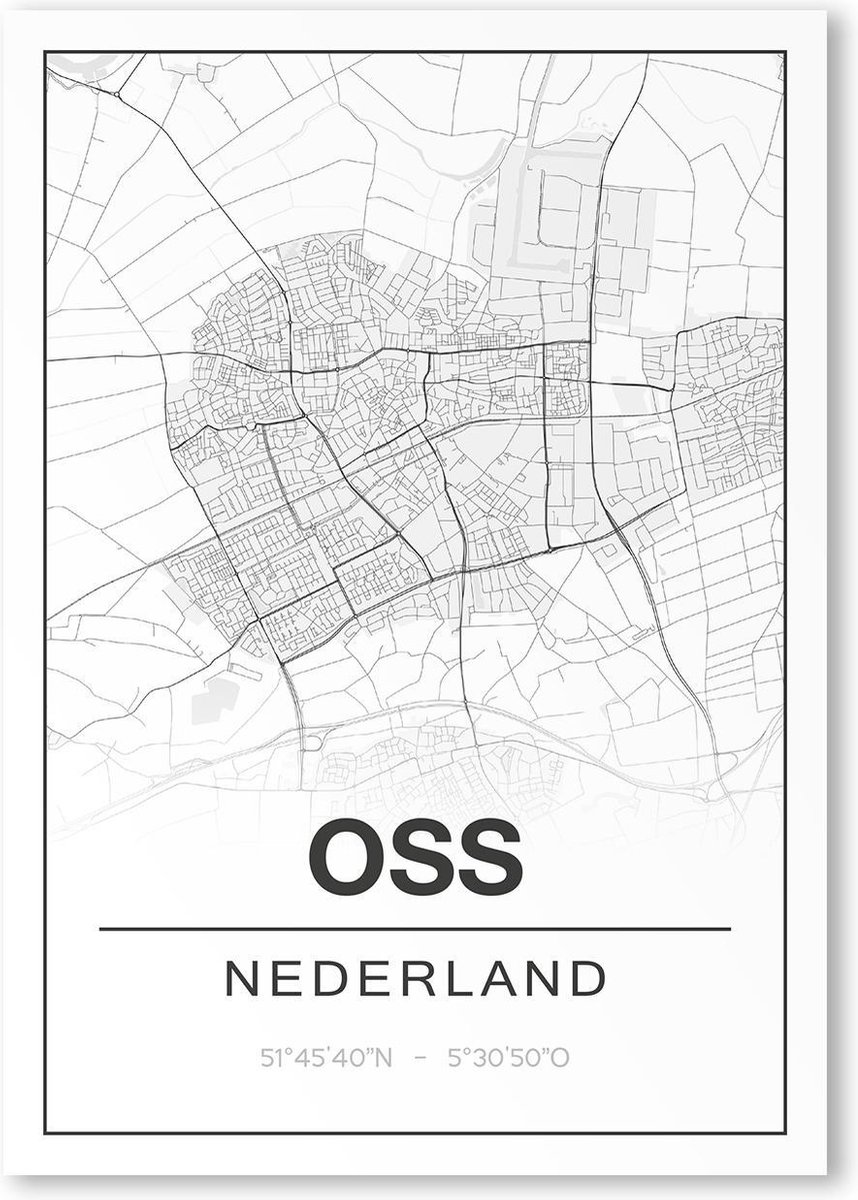 Poster/plattegrond OSS - A4