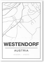 Poster/plattegrond WESTENDORF - 30x40cm