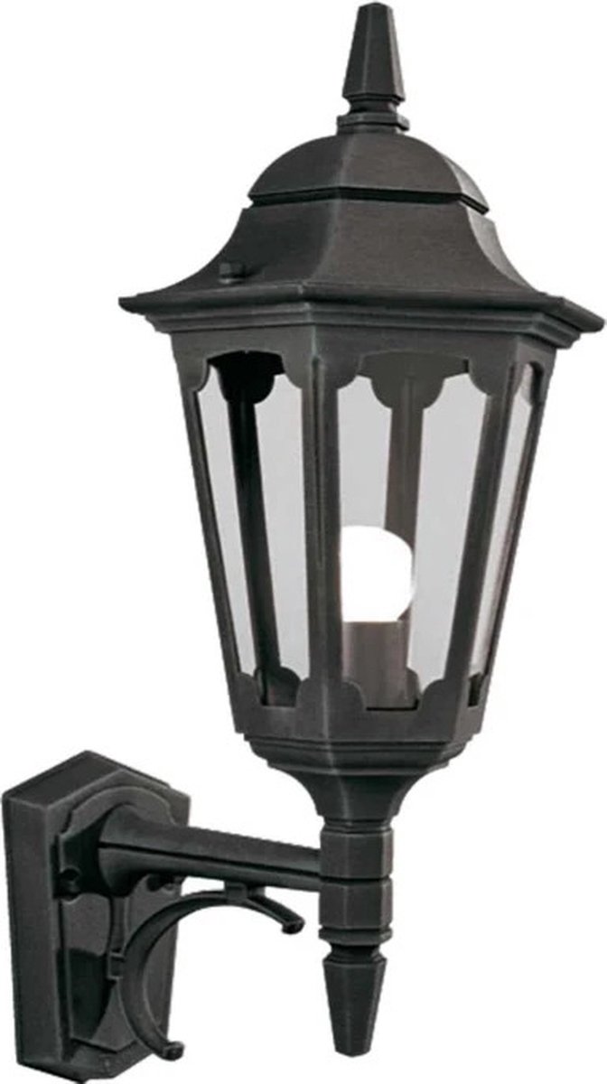 Elstead Lighting LED Wand Buitenlamp Parish | 1X E27 Max 60W | IP44 | Dimbaar | Black