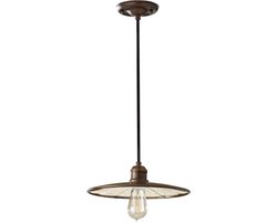 Feiss LED Hanglamp Urban Renewal | 1X E27 Max 60W | Dimbaar | Astral Bronze