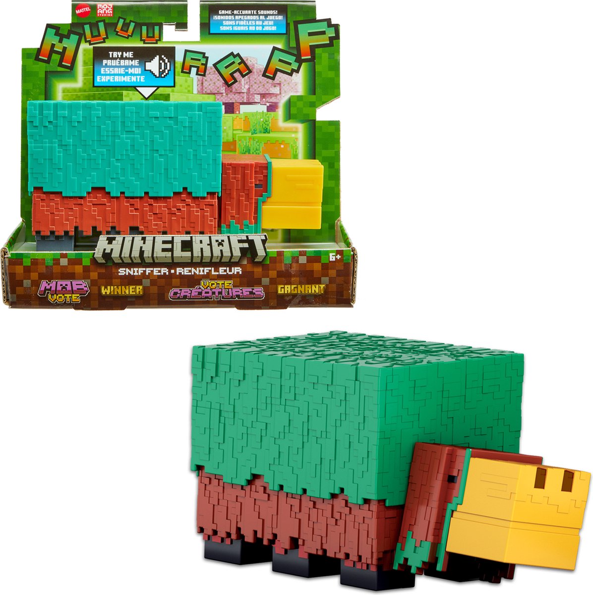 Minecraft Snuffelaar - 8,25 cm - Speelfiguur