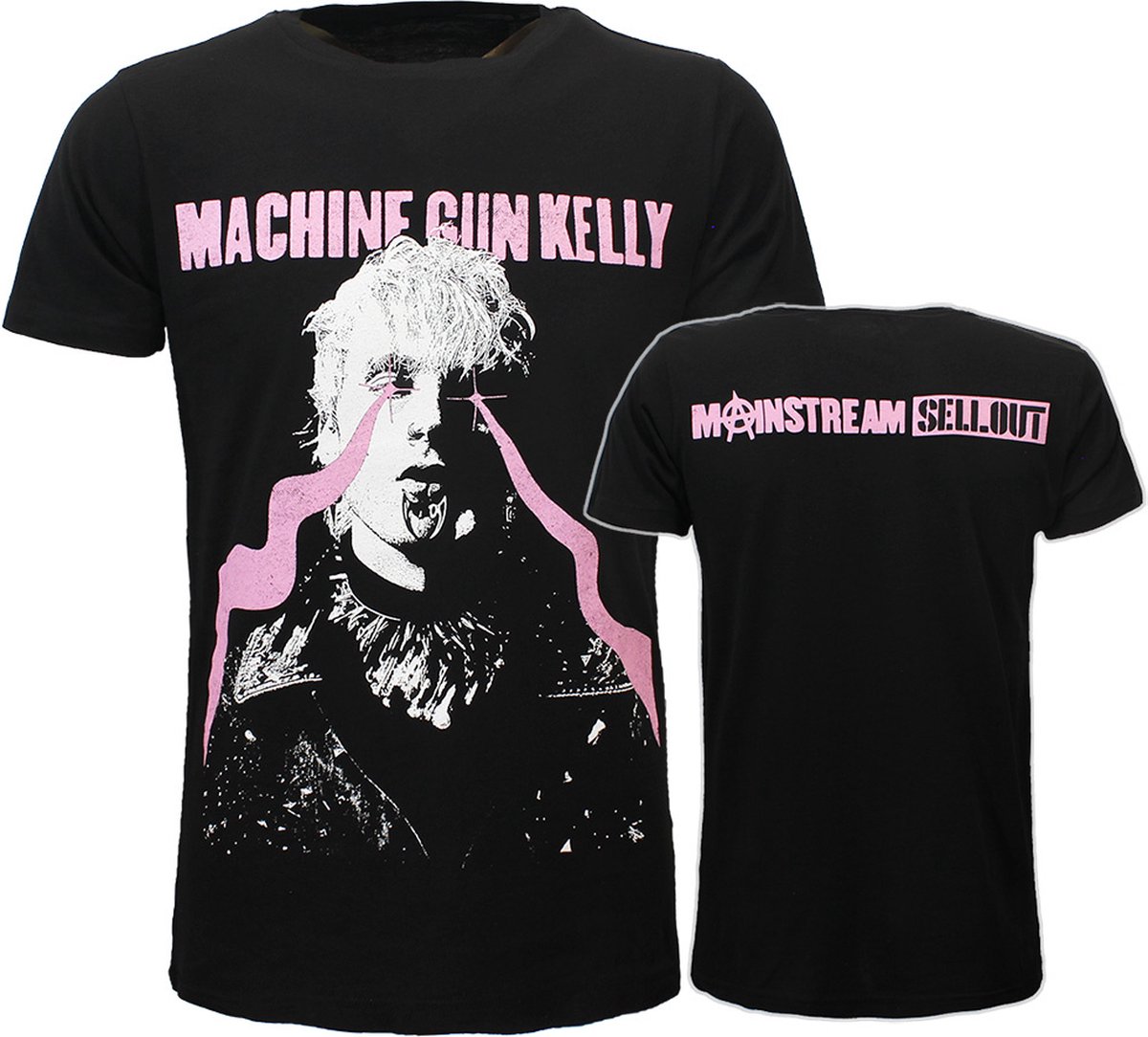 Machine Gun Kelly MGK Laser Eyes T-Shirt - Officiële Merchandise - XL