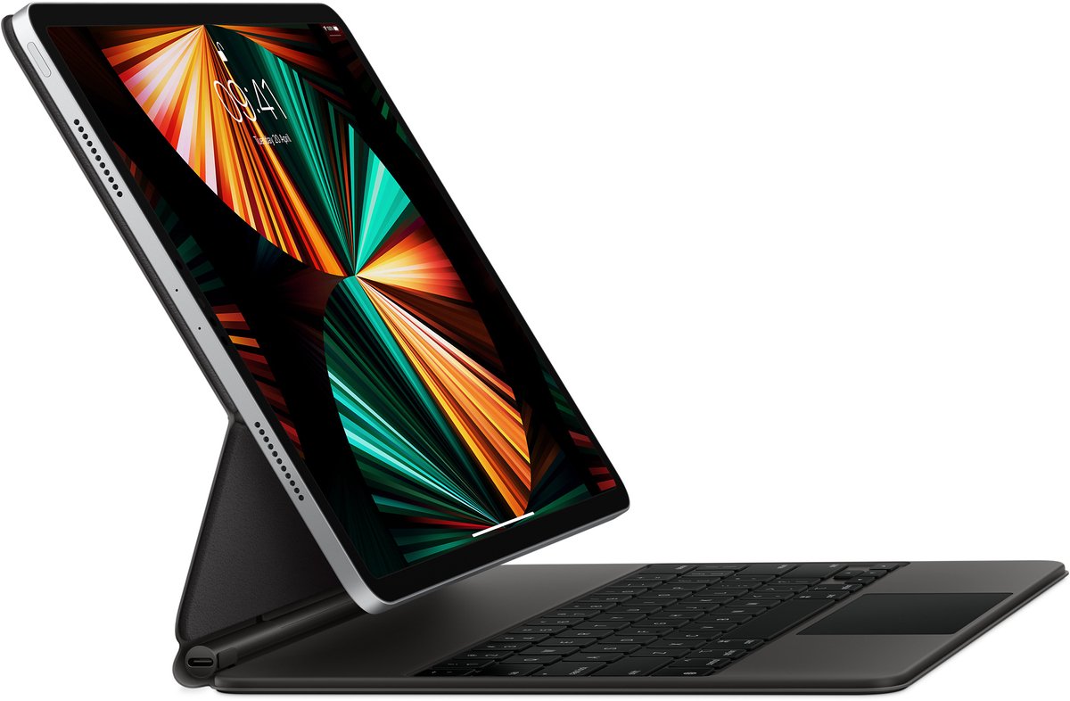 Apple Magic Keyboard iPad Pro 12.9 inch (2018 - 2022) iPad Air 13 inch (2024 - 2026) QWERTY Zwart — cadeau in Telefoon & Tablet - foto 4