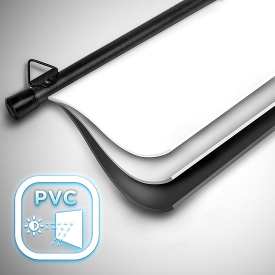 Duronic DPS40/43 Portable HD Projector Screen for Table or Desk | 81 x 61cm | 4K / 8K Ultra HDR 3D Ready 4