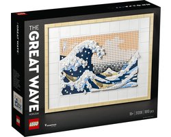 LEGO Art Hokusai – De grote golf, 3D Wanddecoratie Knutselpakket voor Volwassenen - 31208 Image