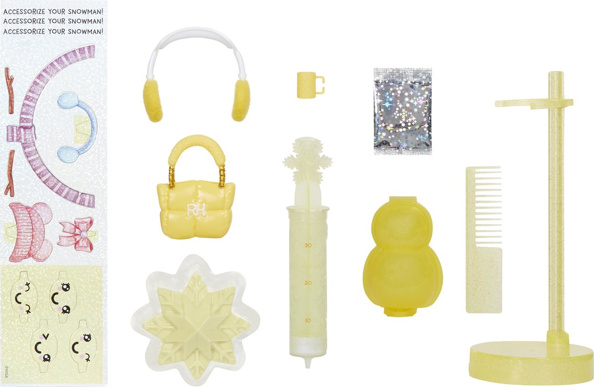 Rainbow High Winter Wonderland pop - Sunny (geel) — afbeelding 9